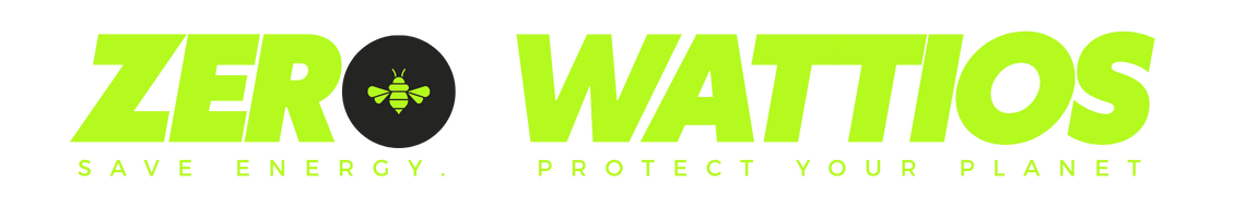 Logo Zero Wattios con eslogan